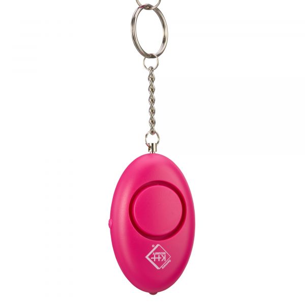 KH-Security Schlüsselalarm mit LED-Lampe pink