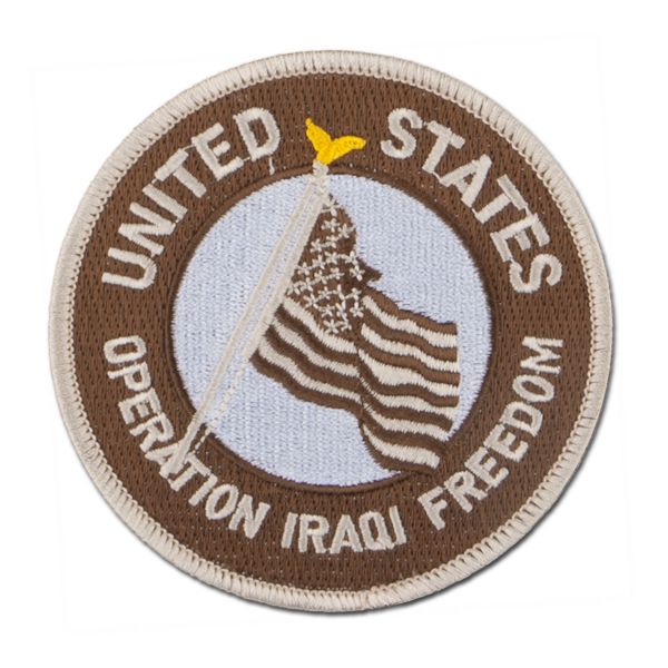 Abzeichen US Textil Iraqi Freedom