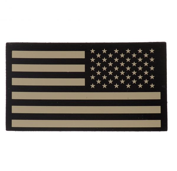 La Patcheria Patch USA Reverse Flag tan sand