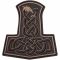 JTG 3D Patch Dragon Thors Hammer coyote brown