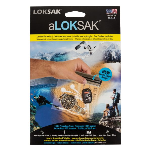 aLoksak 2-er Pack 12 x 10.2 cm