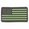 3D-Patch US Flag forest green