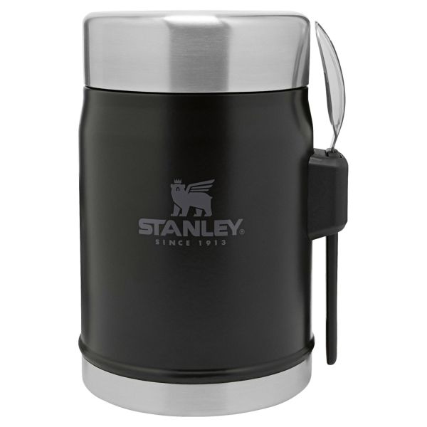 Stanley Essensbehälter mit Löffel Classic Food Jar schwarz