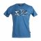 Alpha Industries T-Shirt Camo Print blau