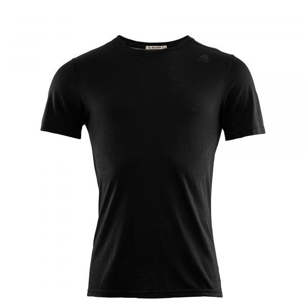 Aclima T-Shirt LightWool Undershirt Tee jet black