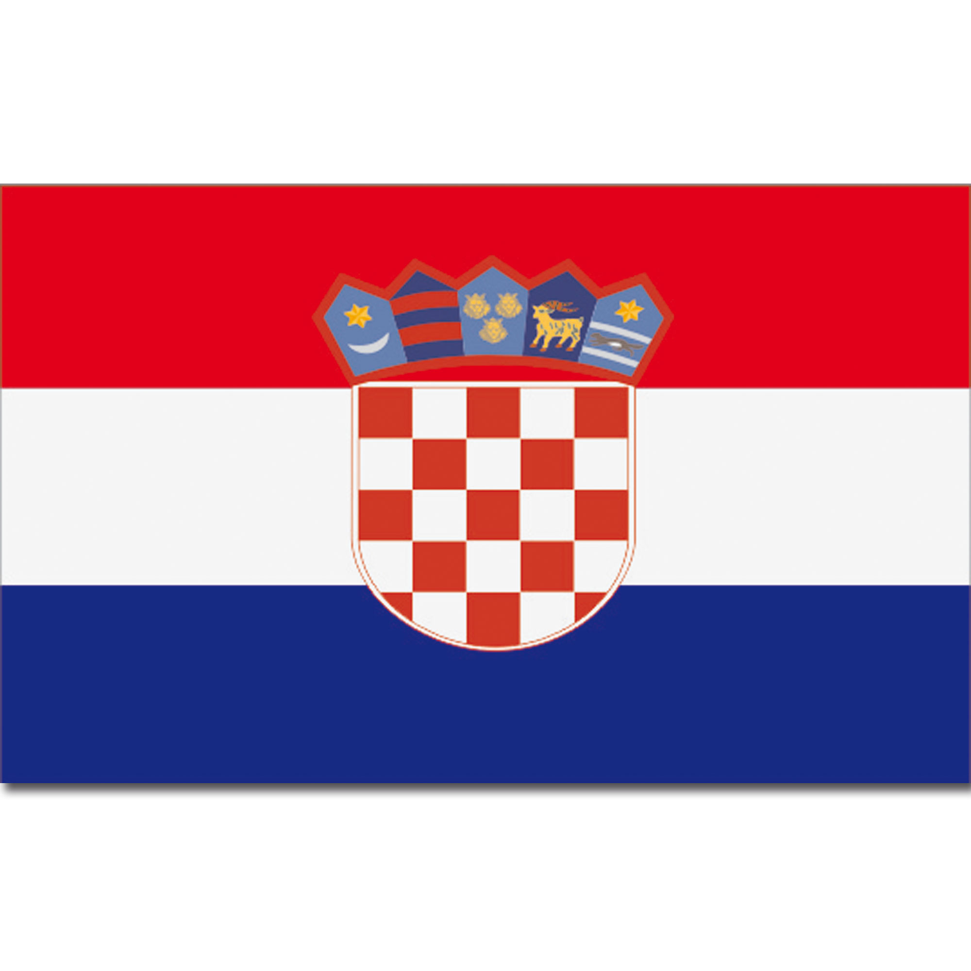 Schlüsselanhänger Kroatien Flagge Fahne