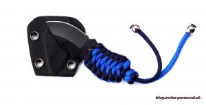 Neck Knife mit Paracord Wicklung