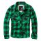 Brandit Hemd Checkshirt grün schwarz