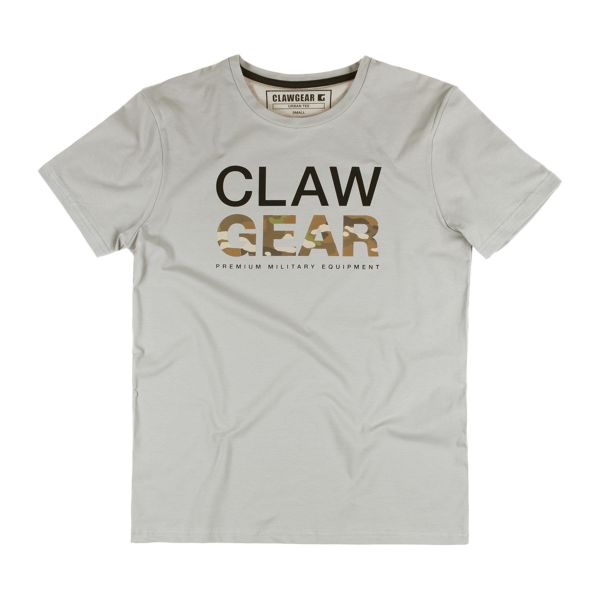 Clawgear Shirt Mc Tee light grey
