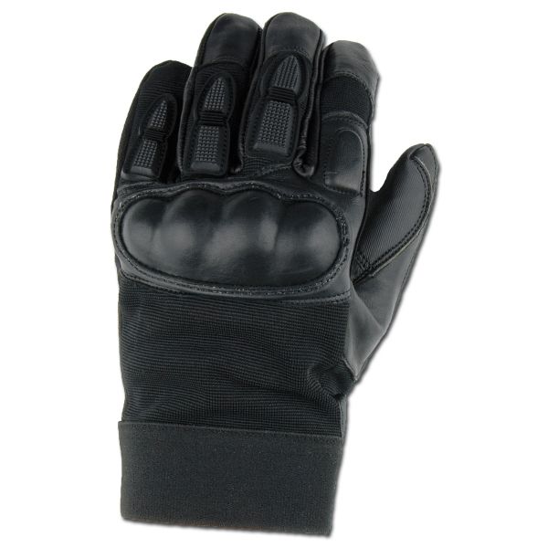 Handschuhe MFH mit Knöchel- und Fingerschutz schwarz