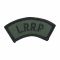 Armabzeichen US LRRP oliv/schwarz
