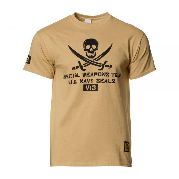 La Patcheria T-Shirt Navy Seals Special Weapons Team tan
