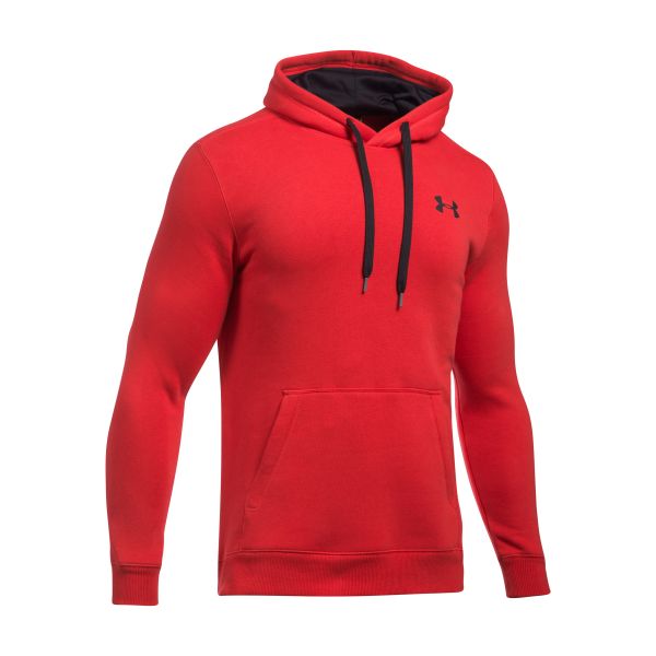 Under Armour Hoodie Rival Fitted rot-schwarz
