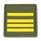 Dienstgradabzeichen Frankreich Commandant oliv bunt