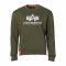 Alpha Industries Pullover Basic Sweater dark olive
