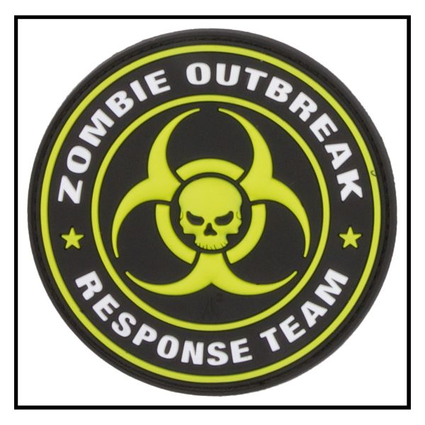 3D-Patch Zombie Outbreak Response Team hi-viz neon