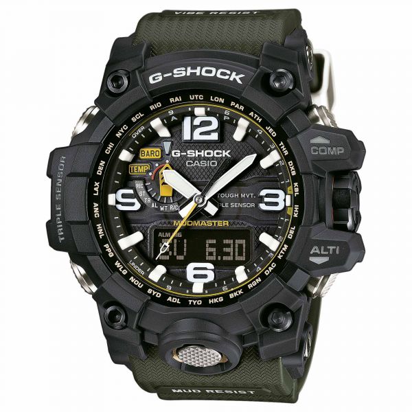 Casio Uhr G-Shock Mudmaster GWG-1000-1A3ER schwarz oliv