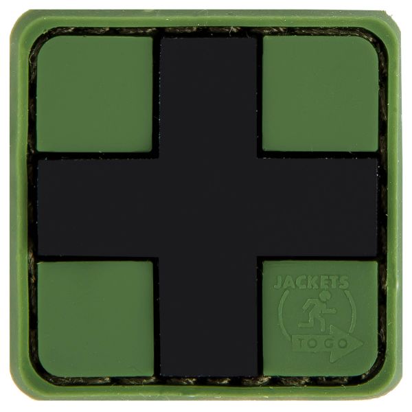 3D-Patch Red Cross Medic forest 25 mm