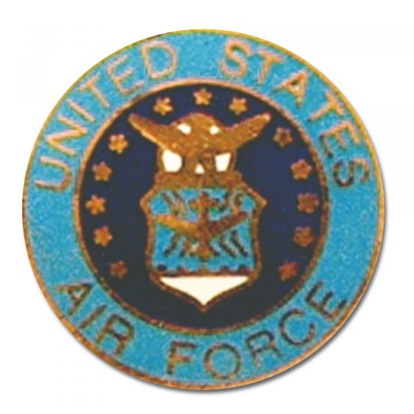 Pin Mini US Air Force rund 