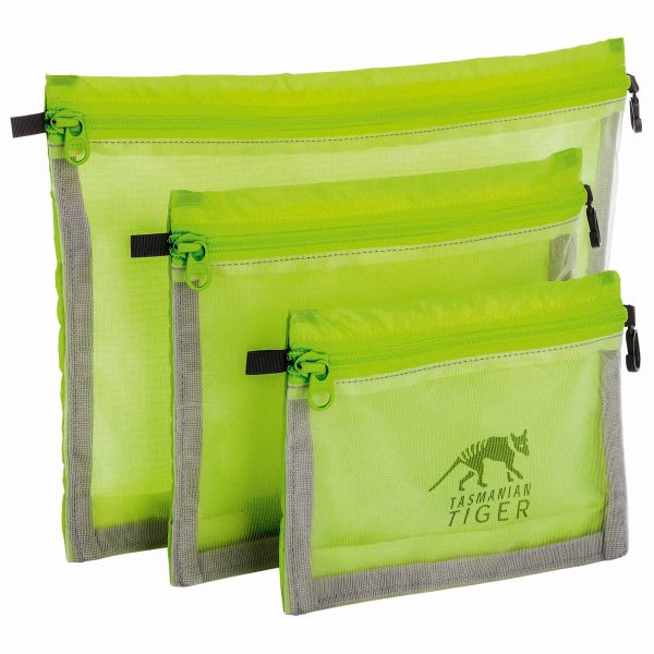 Tasmanian Tiger Tasche Mesh Pocket Set safety yellow