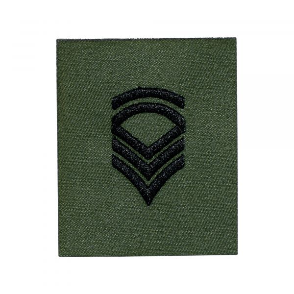 Rangabzeichen US Textil Sergeant FC oliv