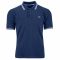 Alpha Industries Shirt Twin Stripe Polo II blau/weiß