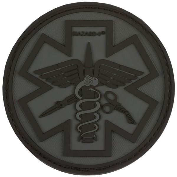 3D-Patch Hazard 4 Paramedic schwarz