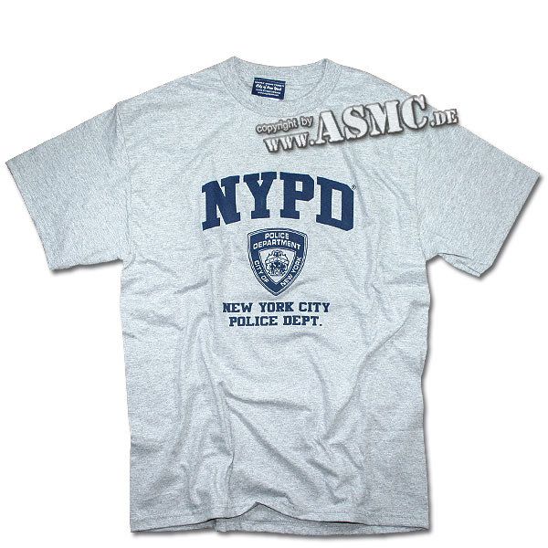 T-Shirt NYPD grau
