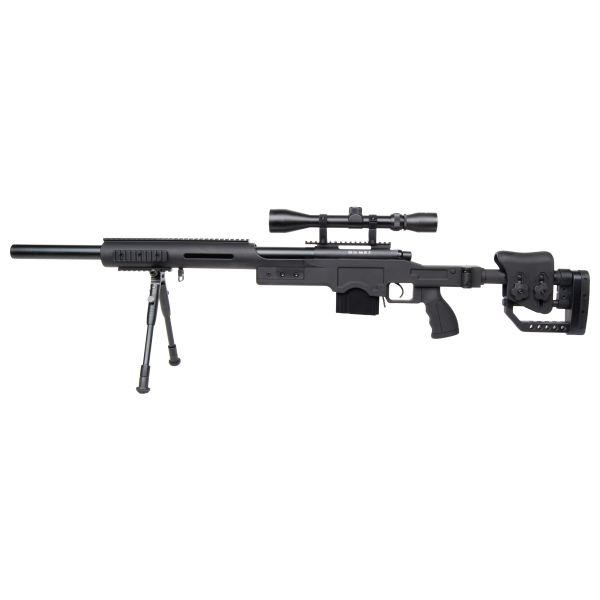 GSG Airsoft 4410 Sniper Set Federdruck 1.7 J schwarz