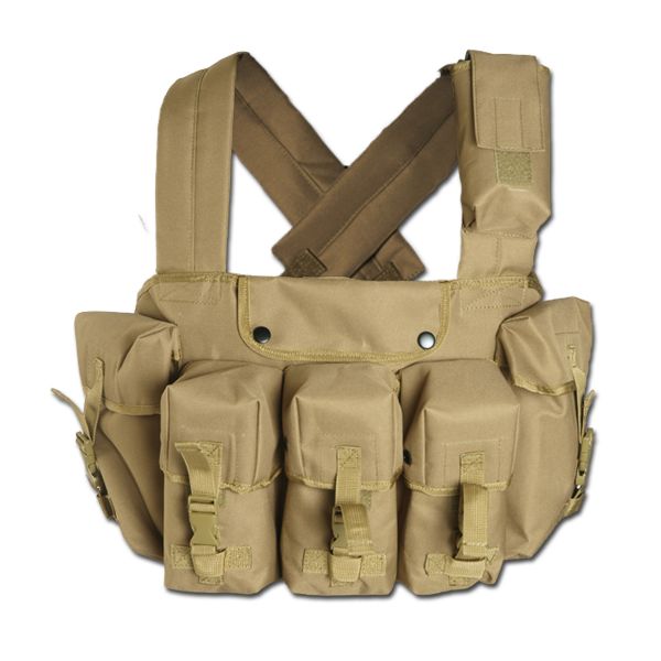 Mil-Tec Chest-Rig 6-Pocket coyote