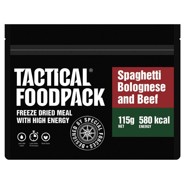 Tactical Foodpack Outdoor Nahrung Spaghetti Bolognese