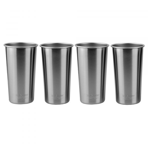Klean Kanteen Pint Cup brushed stainless 4er Pack