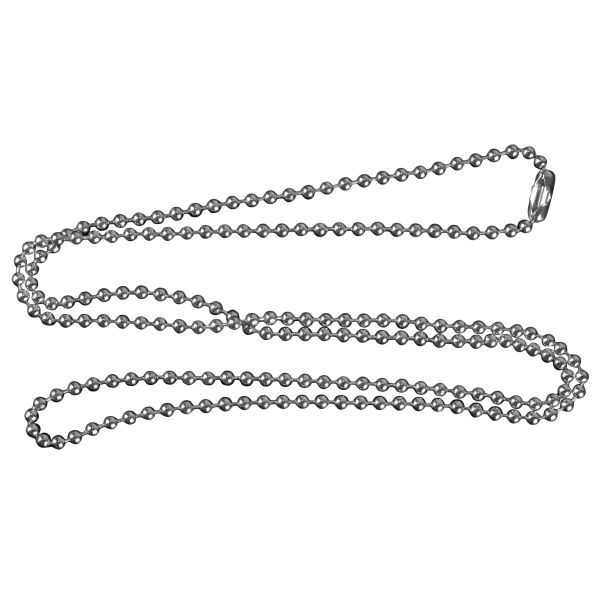 Halskette für Erkennungsmarke 60cm Edelstahl