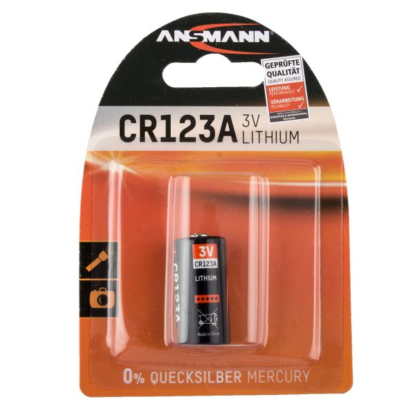 Lithium Foto Batterie Ansmann CR123A