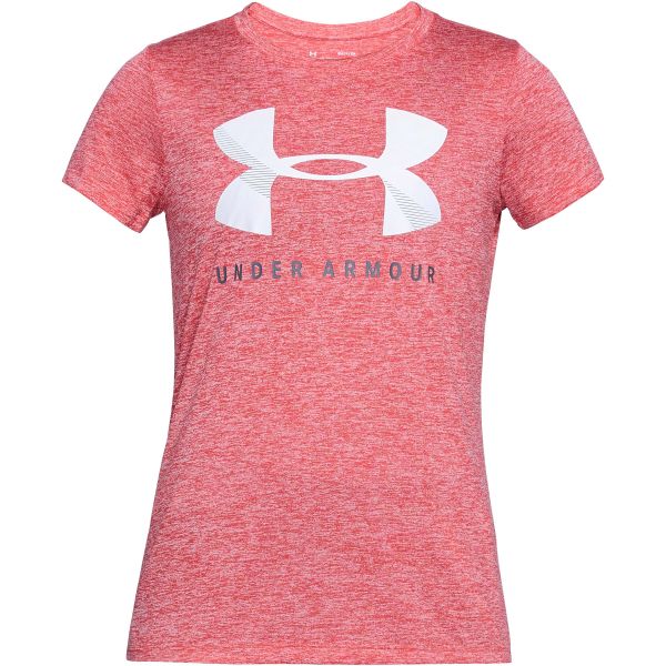 Under Armour Women Shirt Tech Graphic Twist rosa
