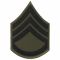 Rangabzeichen US Textil schwarz Staff Sergeant