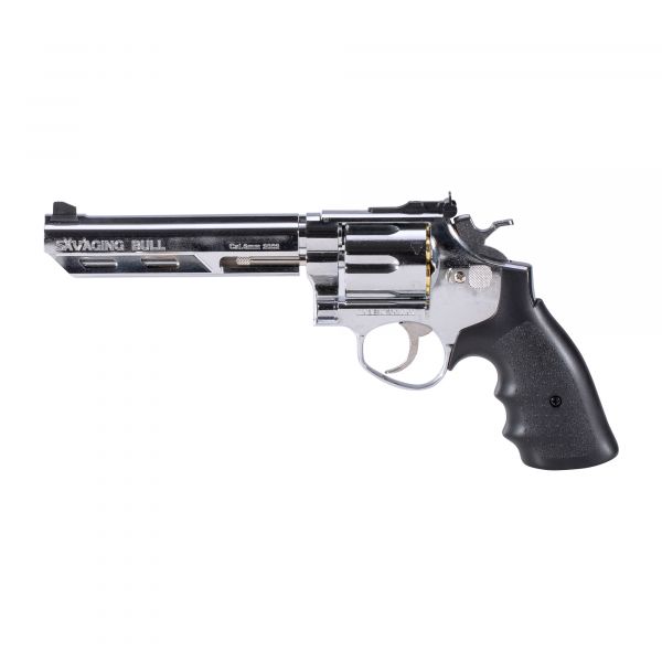 HFC Airsoft Revolver 6 Zoll GNB silberfarben