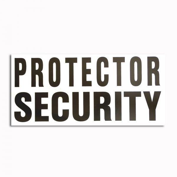 Transparenter Aufkleber Protector Security
