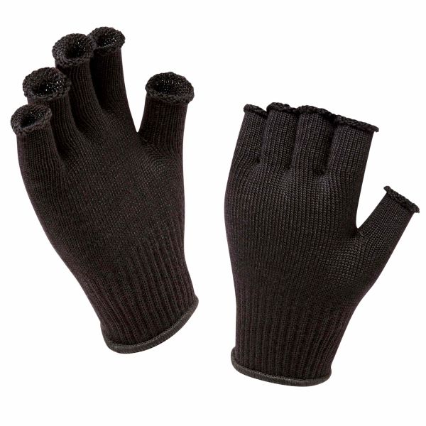 Sealskinz Handschuhe Solo Fingerless Merino Liner schwarz