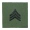 Rangabzeichen US Textil Sergeant oliv