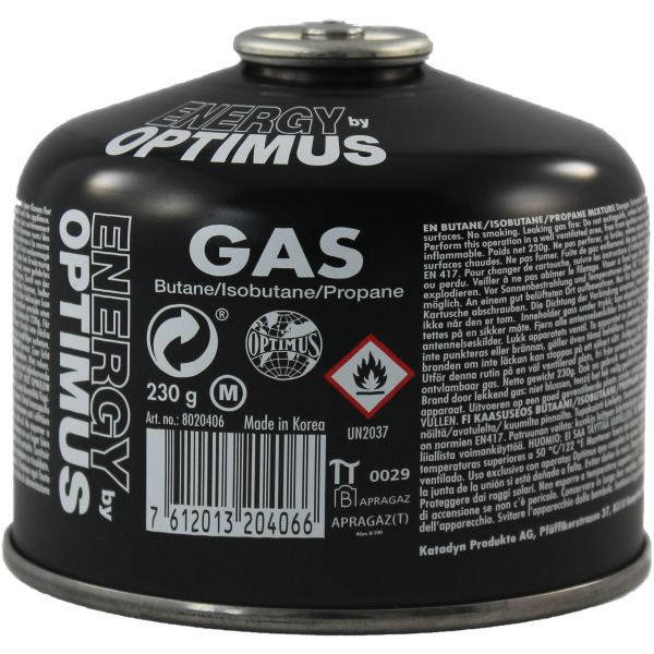 Optimus Tactical Universal Gas 230 g schwarz