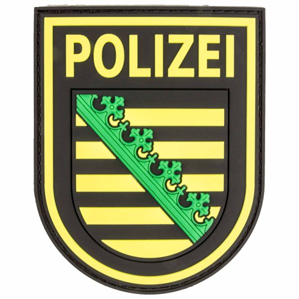 3D Patch Polizei Sachsen fullcolor