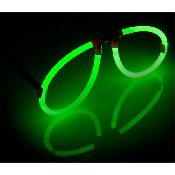 Knicklicht-Brille grün