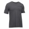 Under Armour T-Shirt V-Neck Charged Cotton anthrazit