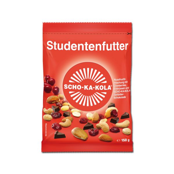 Scho-Ka-Kola Studentenfutter Zartbitter-Schokolade 150 g
