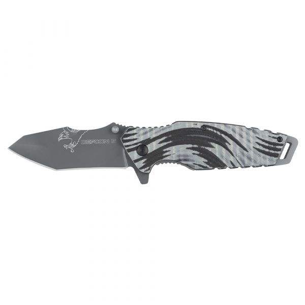 Defcon 5 Taschenmesser Tactical Folding Knife Charlie grau