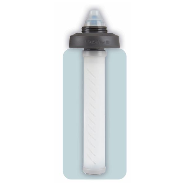 LifeStraw Trinkflaschenadapter Universal mit 2-Stage Filter klar