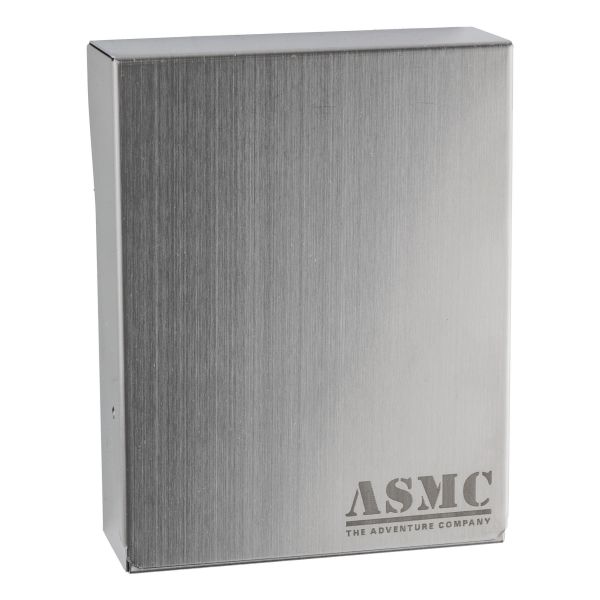 Zigarettenbox Metall mit ASMC Gravur