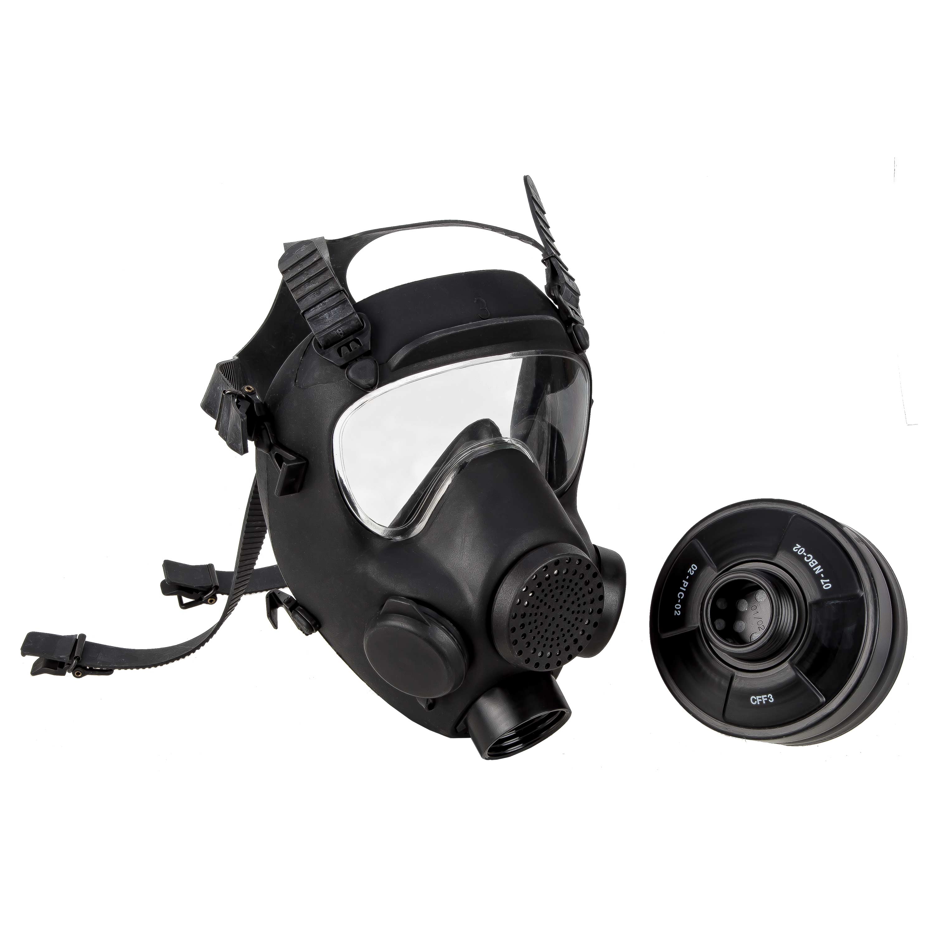 Original Polnische MP5 Atemschutzmaske mit Filter Gasmaske Schutzmaske Tasche 
