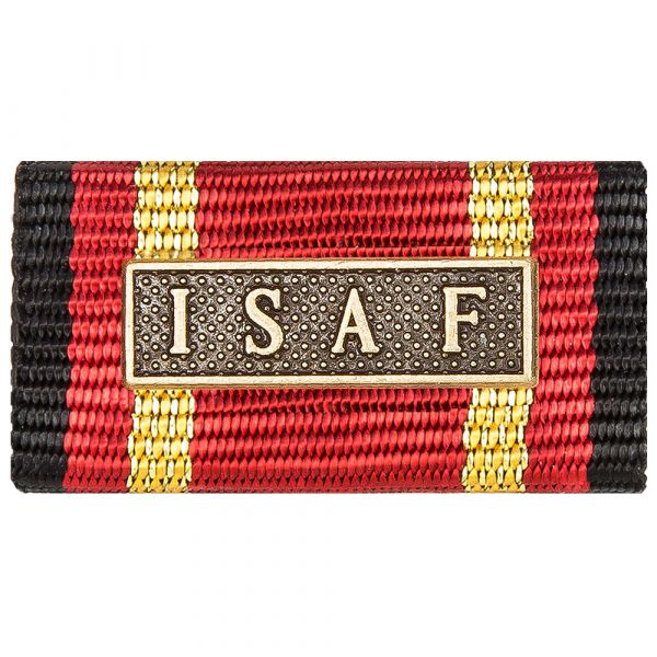 Ordensspange Auslandseinsatz ISAF goldfarben